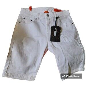 Genes Shop White Mens Shorts NEW Size 30 Slim MSRP $88